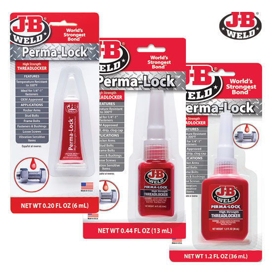 J-B WELD PERMA-LOCK RED THREADLOCKER